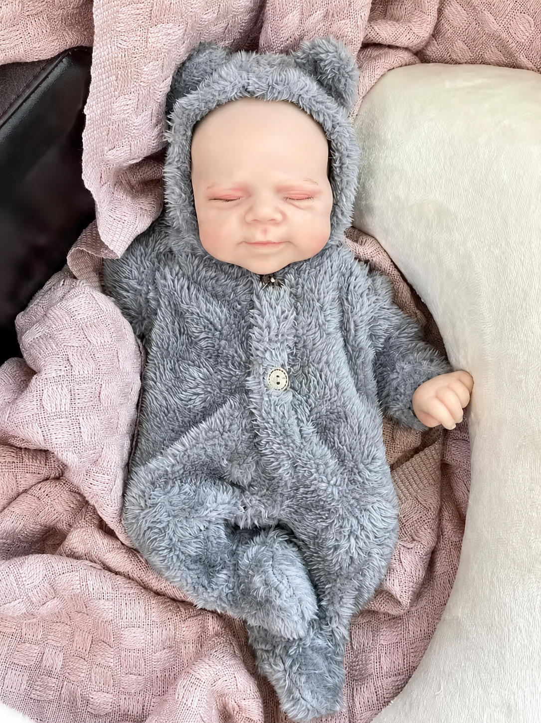 Ari Full Silicone Baby Doll – 12-Inch Sleeping Reborn Boy or Girl