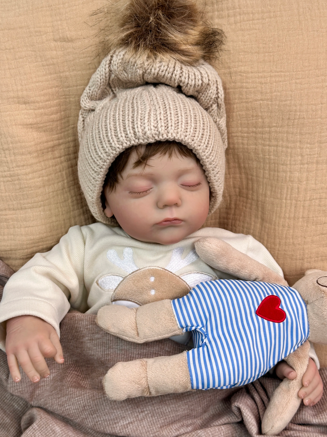 Avery 20-Inch Sleeping Reborn Baby Doll