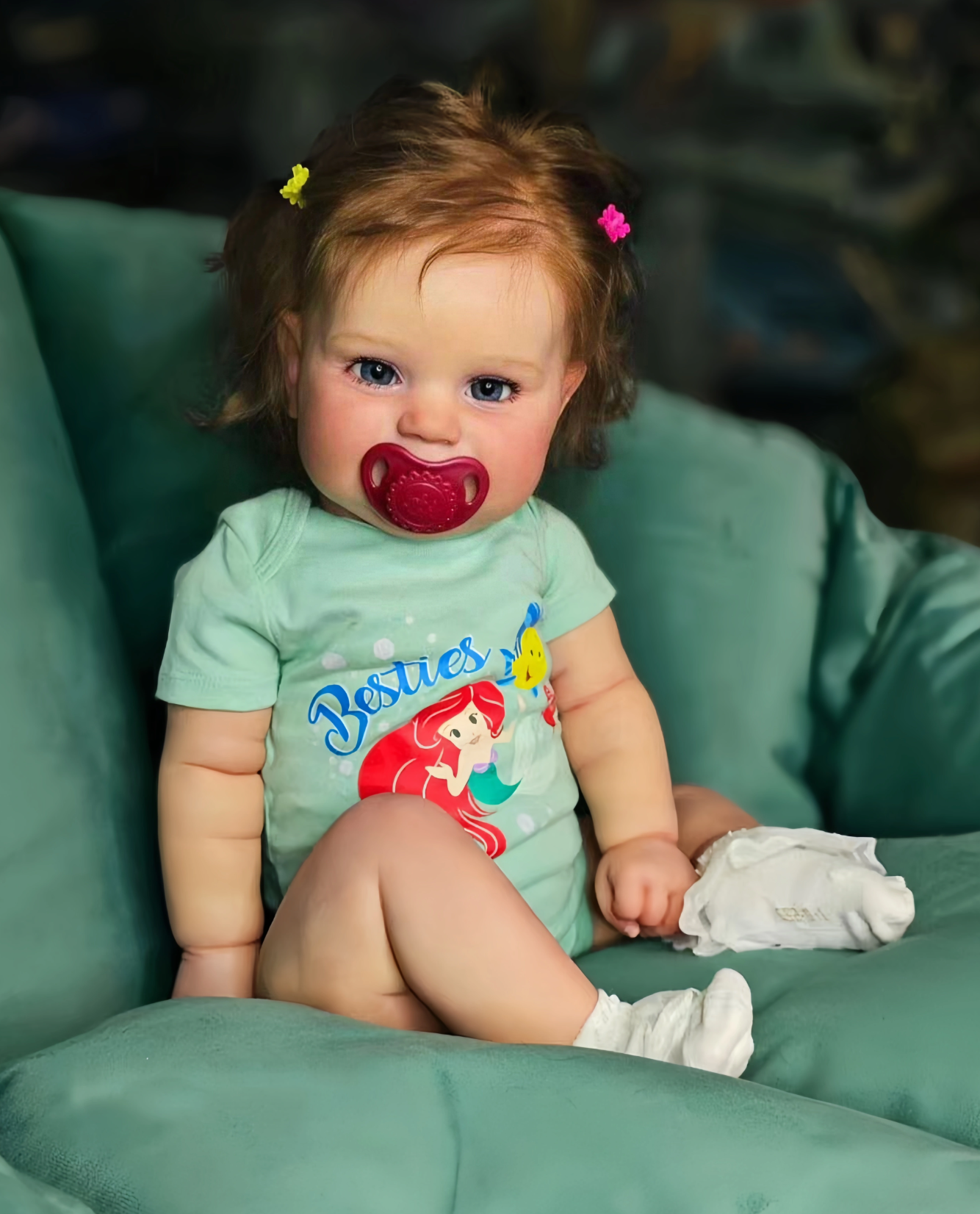Silicone Reborn Baby Girl Doll "Maddie" - 50cm Full Vinyl Body Waterproof Masterpiece