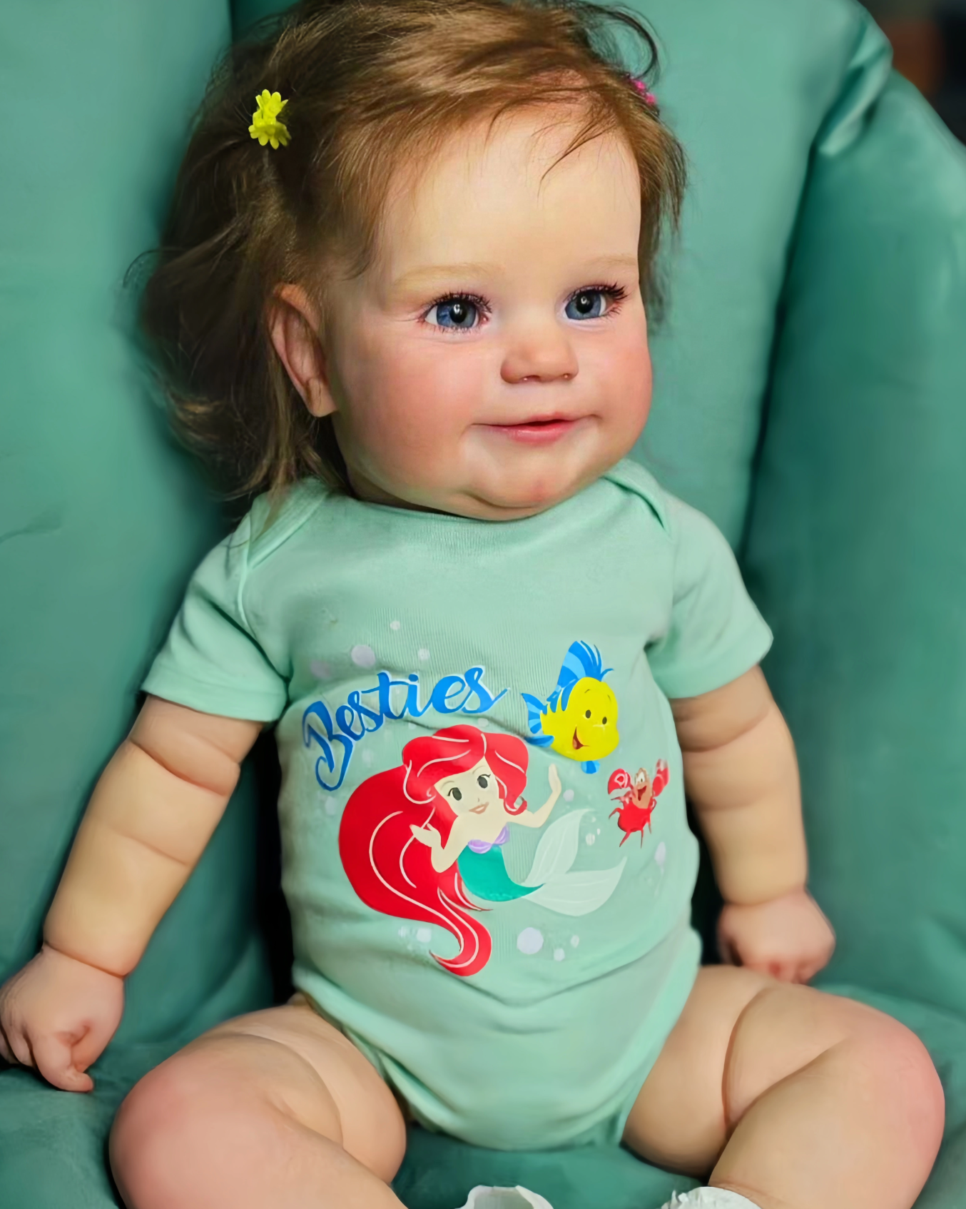 Silicone Reborn Baby Girl Doll "Maddie" - 50cm Full Vinyl Body Waterproof Masterpiece