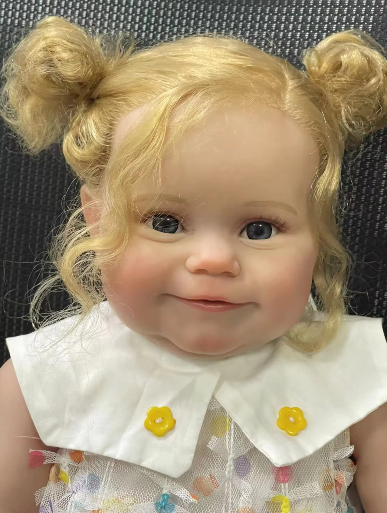 Long Hair Lifelike Baby Dolls With Hair Silicone Reborn Baby Girl