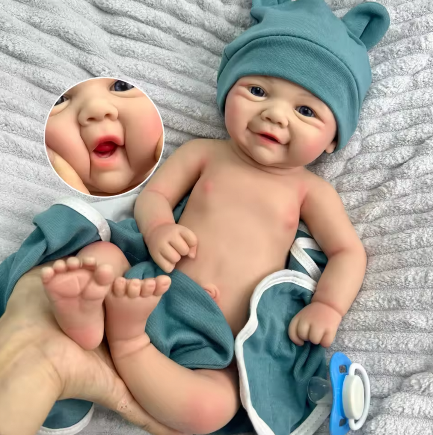 Vivienne – 17" Full Body Silicone Reborn Baby Doll