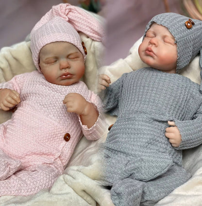 "Harper & Hayden" - Limited Edition Twin Reborn Dolls with Hand-Painted Details