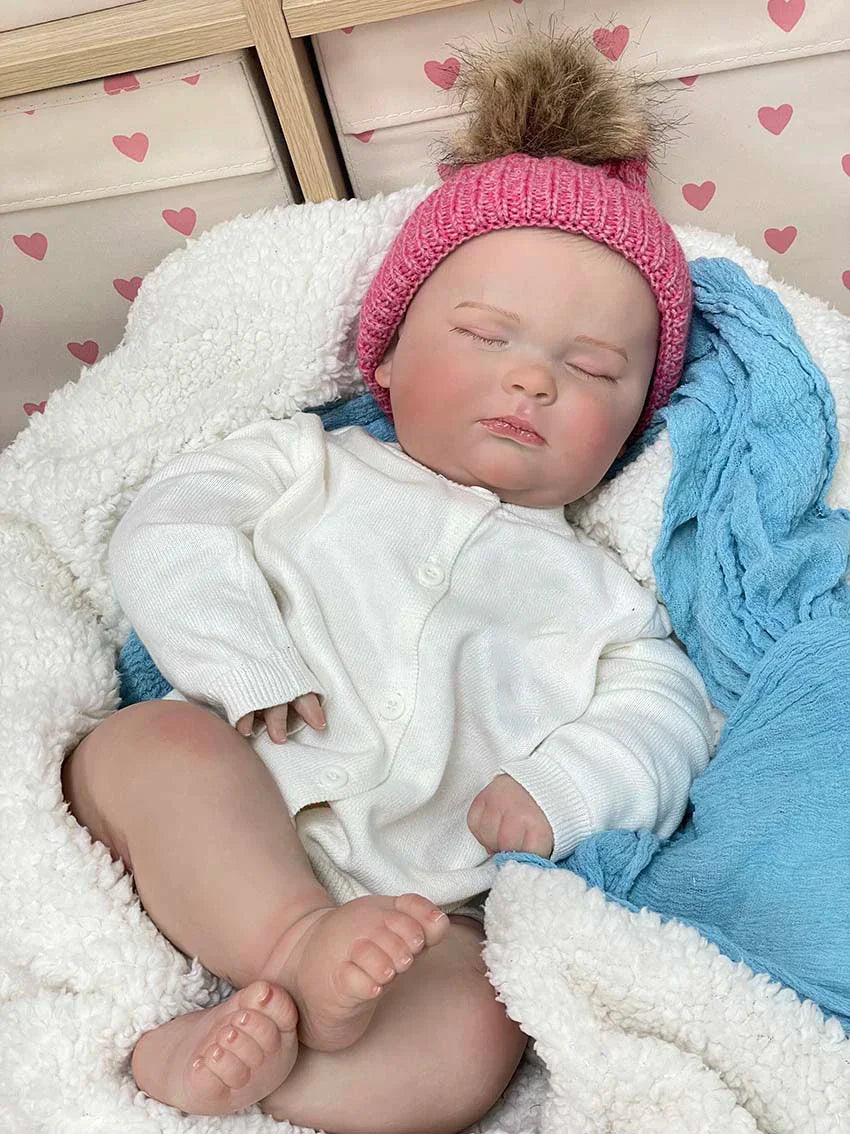 Amelie – 22-Inch Sweet Sleeping Reborn Baby Doll with Soft Cuddly Body