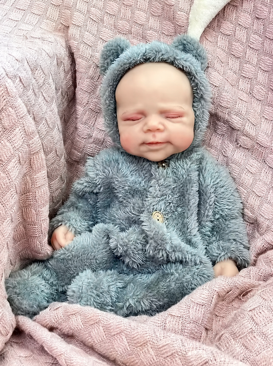 Ari Full Silicone Baby Doll – 12-Inch Sleeping Reborn Boy or Girl