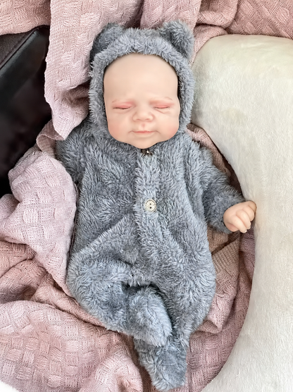 Ari Full Silicone Baby Doll – 12-Inch Sleeping Reborn Boy or Girl