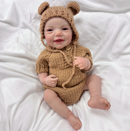 Frankie Smiling 19" Full Body Reborn Baby Doll
