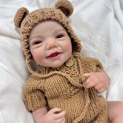 Frankie Smiling 19" Full Body Reborn Baby Doll