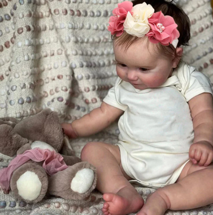 Silicone Reborn Baby Girl Doll "Maddie" - 50cm Full Vinyl Body Waterproof Masterpiece