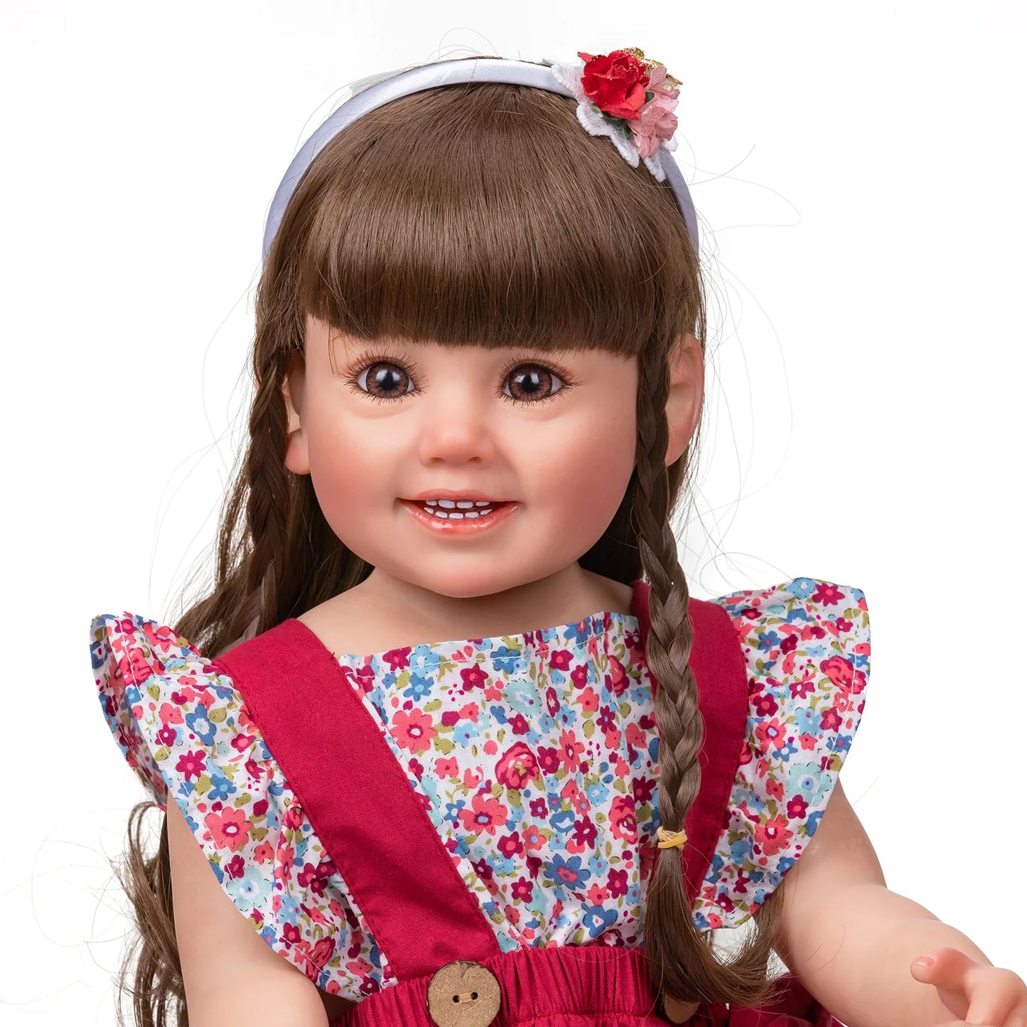 "Cammi" - The Radiant 22-inch Silicone Reborn Baby Girl with a Joyful Smile