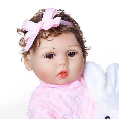 "Sophie" - The Curly-Haired Silicone Toddler Reborn Doll