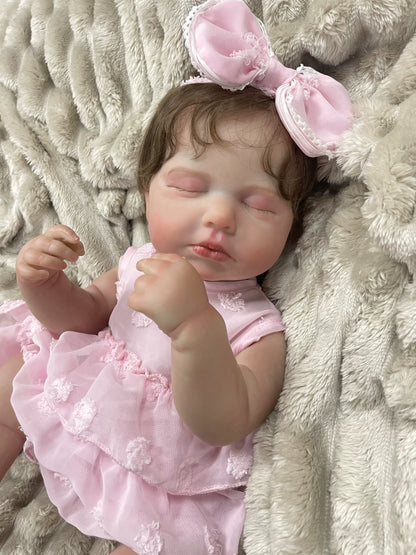 Washable Newborn Baby Reborn Doll - 20-Inch Lifelike Vinyl LouLou Doll – photo 2