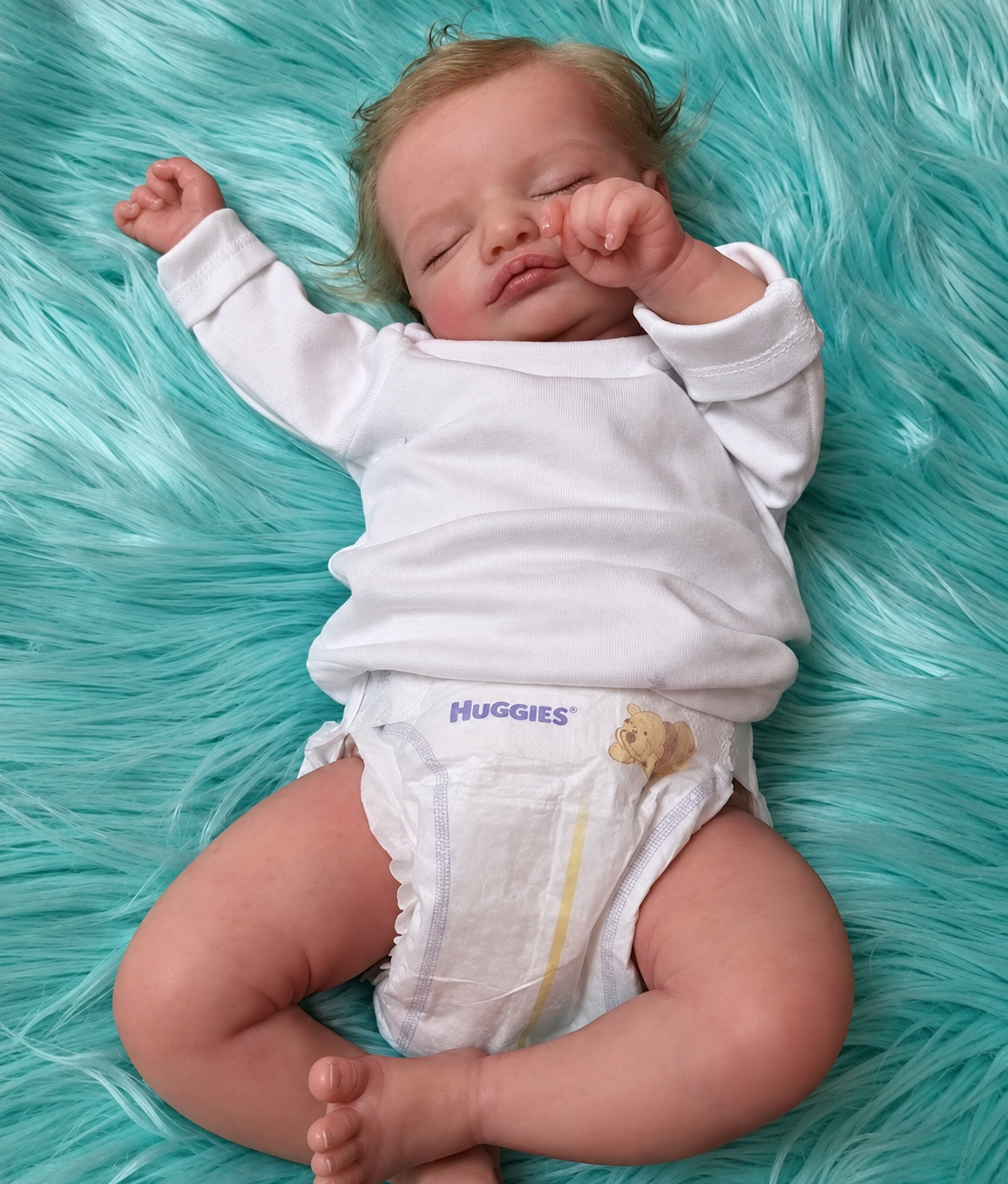 Luna – Peacefully Sleeping 19" Reborn Baby Girl | Soft Cuddly Body & Rooted Blonde Hair