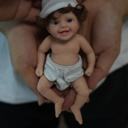 Mason Mini Reborn Doll - Charming Micro Preemie with Expressive Big Eyes