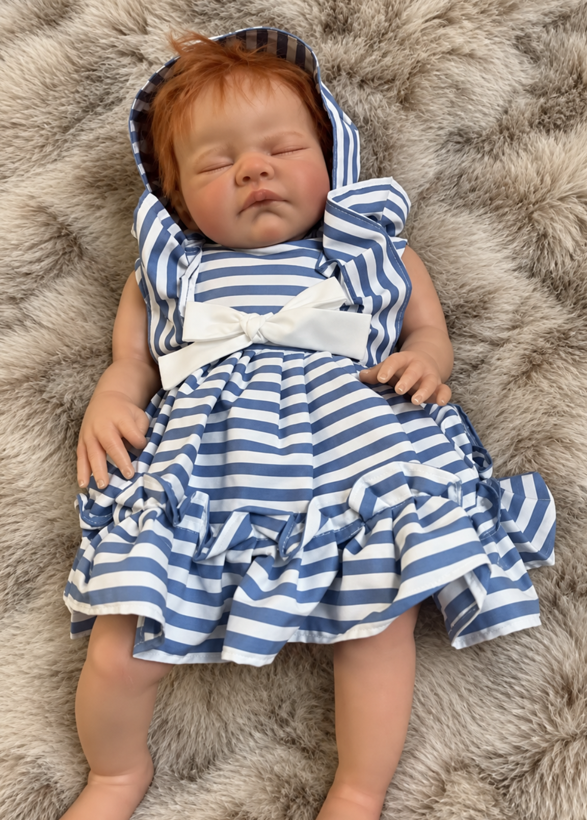 Matilda – 20-Inch (50 cm) Newborn Reborn Baby Girl Doll with 3-D Painted Skin & Hand-Drawn Hair – photo 3