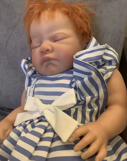 Matilda – 20-Inch (50 cm) Newborn Reborn Baby Girl Doll with 3-D Painted Skin & Hand-Drawn Hair