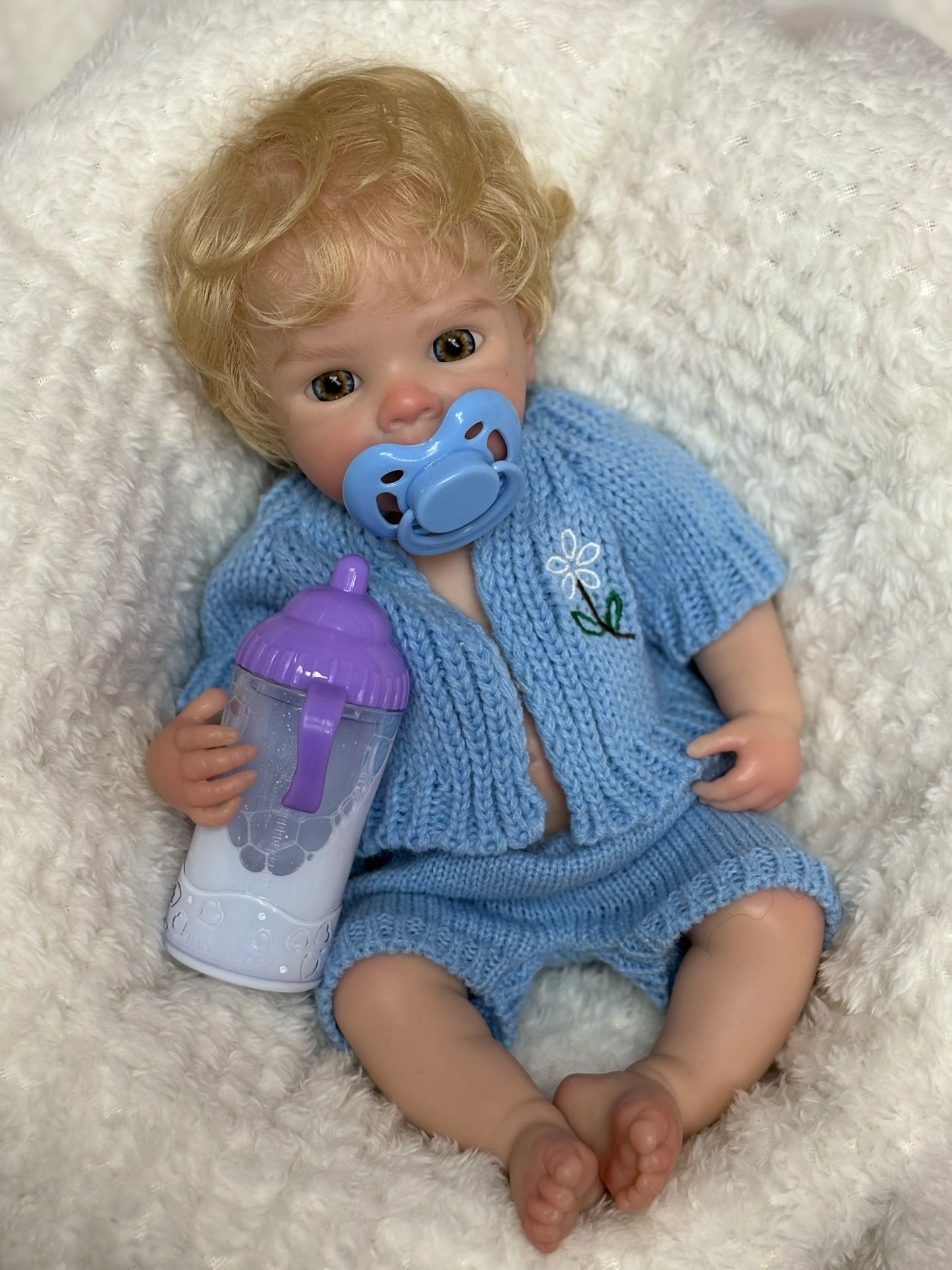 Millie – 13-Inch Full Body Silicone Reborn Baby Doll with Open Mouth