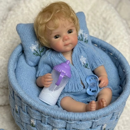 Millie – 13-Inch Full Body Silicone Reborn Baby Doll with Open Mouth