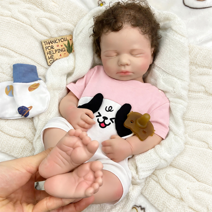 Remy Full Silicone Baby Doll – 20-Inch Reborn Boy or Girl – photo 3