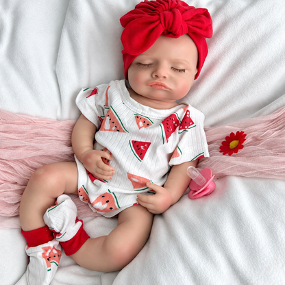 Rosalie – 18" Sleeping Full Body Silicone Reborn Baby Girl Doll