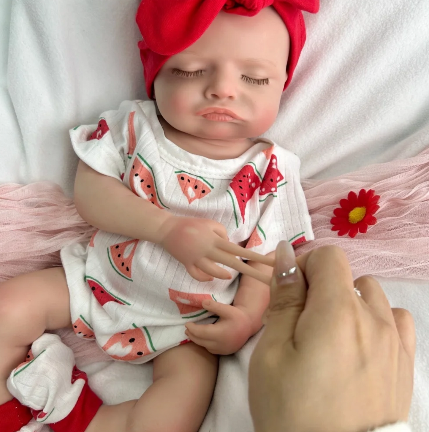 Rosalie – 18" Sleeping Full Body Silicone Reborn Baby Girl Doll