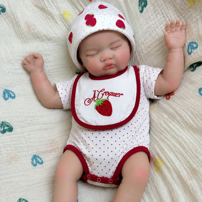 Lottie Full Silicone Baby Doll – 18-Inch Sleeping Reborn Girl
