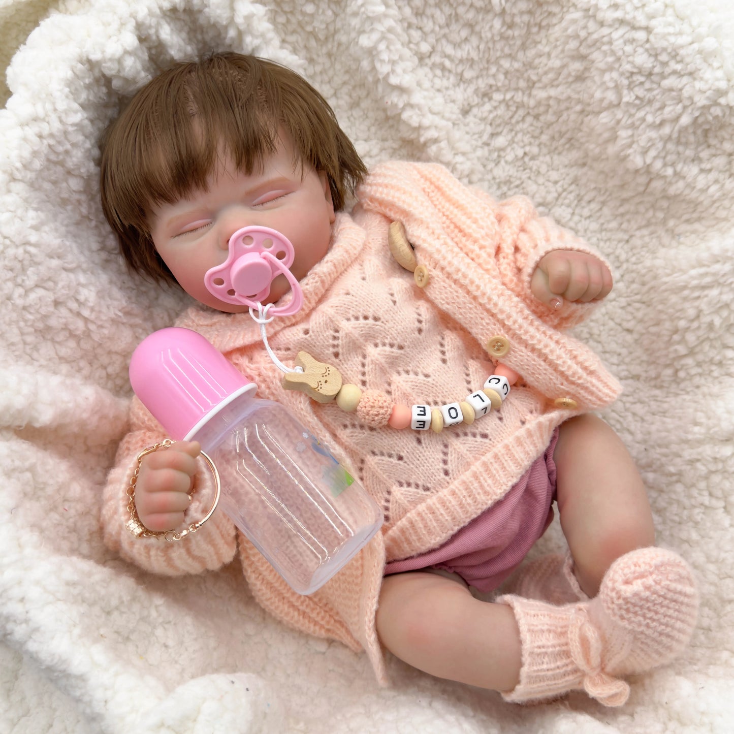 "Quinbee" - The Lifelike 19-inch Newborn Reborn Baby Doll