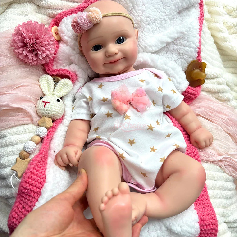 Maddie Full Silicone Baby Doll – 20-Inch Reborn Baby Girl