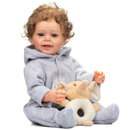 "Noah" - The Real Touch 22-inch Soft Silicone Reborn Baby Boy Doll