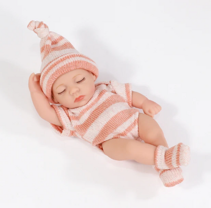 Cute Mini Waterproof Silicone Reborn Doll - Durable Playmate for All Adventures