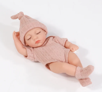 Cute Mini Waterproof Silicone Reborn Doll - Durable Playmate for All Adventures