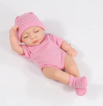 Cute Mini Waterproof Silicone Reborn Doll - Durable Playmate for All Adventures