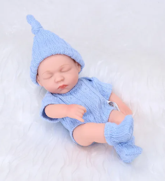 Cute Mini Waterproof Silicone Reborn Doll - Durable Playmate for All Adventures