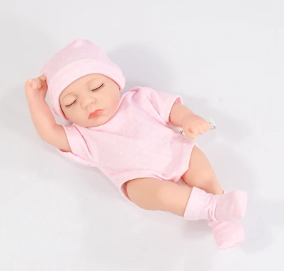 Cute Mini Waterproof Silicone Reborn Doll - Durable Playmate for All Adventures