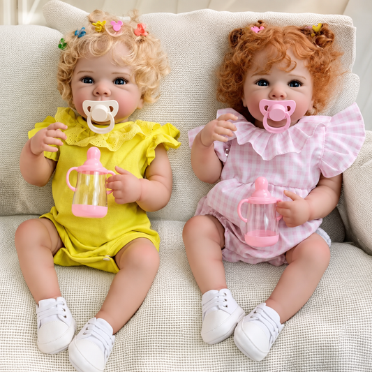 Isla & Evie – Adorable Lifelike Newborn Reborn Twin Dolls