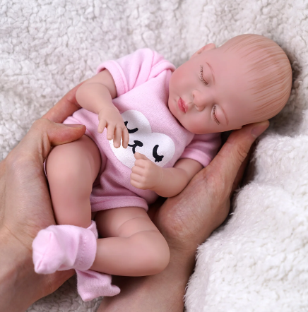 Luna Newborn Girl Baby Doll - 12-Inch Lifelike Bebe Reborn Doll with a Unique Face Design