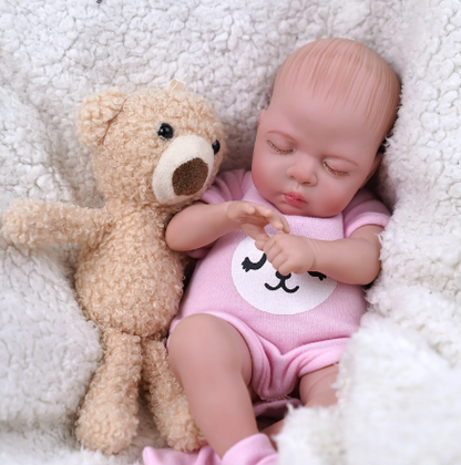 Luna Newborn Girl Baby Doll - 12-Inch Lifelike Bebe Reborn Doll with a Unique Face Design