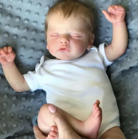 Sam Finished Reborn Doll - Realistic Baby Girl with 3D Skin and Visible Veins - Australia